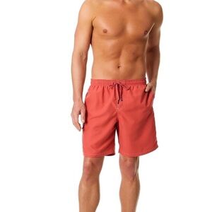 Men's  Chaps Swim Shorts. Nantucket Red.  9” inseam.  XL. NWT